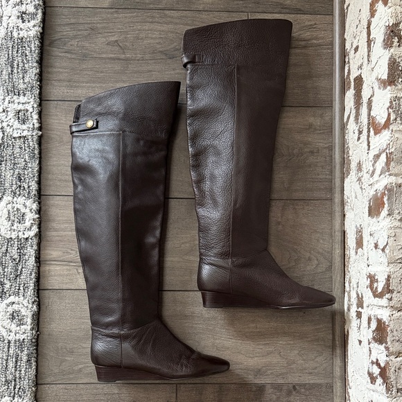Soft Surroundings Dark Brown Over-the-Knee Boots - Picture 6 of 8